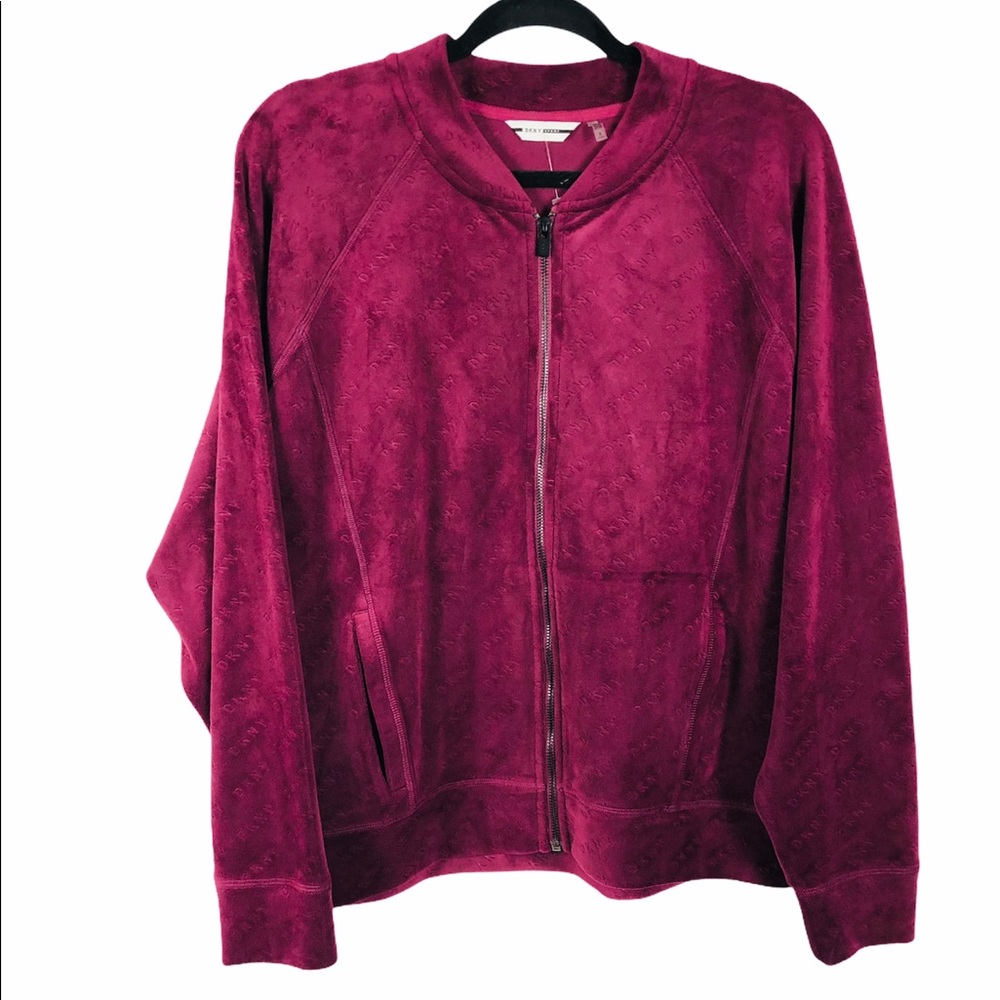 NWOT DKNY velvet jacket szS/M